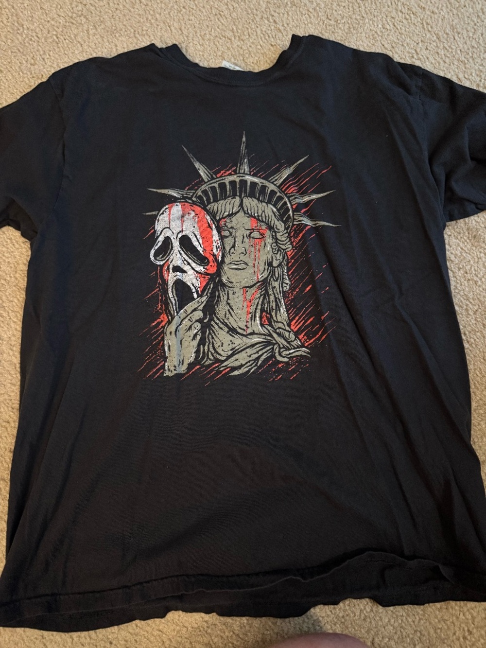Scream Ghostface/Statue of Liberty T